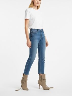 SCHUTZ ankle boots tan suede leather stilettos feminine pointed toe straps 9B